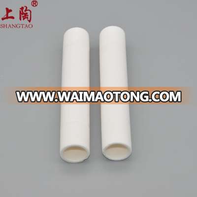 High purity alumina ceramic threaded pipe