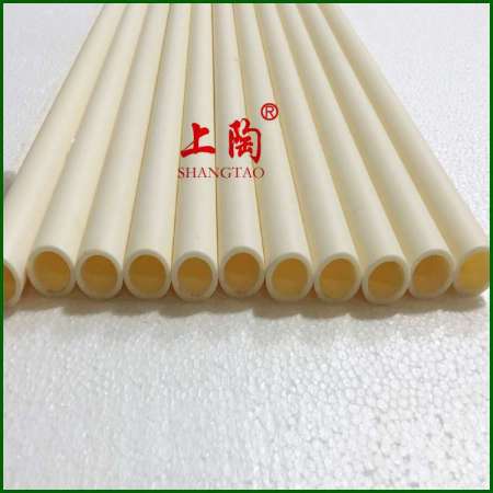 High Temperature Insulation 99.7% 99% Al2O3 Ceramic Alumina Tubes in Industrial Tube Furnace or Thermocouple Protection